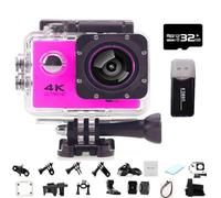 Roamix Vision - Cámara de acción 4K, videocámara WiFi ultra gran angular de 140°, cámaras deportivas impermeables al aire libre para entusiastas de la fotografía y el buceo, graba cada momento de la