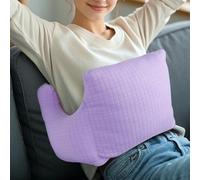 RoamReady Almohada de recuperación de histerectomía, cojín postoperatorio para abdomen, cesárea, abdominoplastia, lumpectomía, miomectomía, almohada abdominal con bolsillo (color morado)