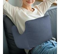 RoamReady Almohada de recuperación de histerectomía, cojín postoperatorio para abdomen, cesárea, abdominoplastia, lumpectomía, miomectomía, almohada abdominal con bolsillo (azul marino)