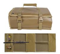 RoamRider Tapete de Tiro, Extra Grande, portátil, Acolchado, táctico, Antideslizante, Impermeable, Enrollable con Bolsillos, Soporte para bípodes, Molles para Campo de Tiro y Caza