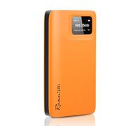 RoamWifi R10 | 4G LTE Mobile Hotspot | Worldwide Portable High Speed WiFi Router | with US 100GB & Global 1GB Data | No SIM Card Roaming Charges | Home | Travel | Pocket MIFI