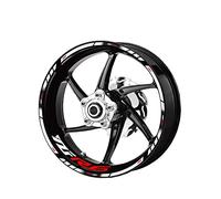 ROANNY Pegatinas Calcomanías Reflectantes para Llanta Delantera Y Trasera De Motocicleta, Pegatinas Impermeables, Accesorios para Yamaha YZF R6 (Color : 4)
