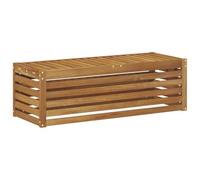 Roanoer Banco esquinero de 115 x 43 x 37 cm de madera de acacia, diseño moderno, madera maciza robusta para balcón, terraza, jardín, exterior, salón, muebles para balcones pequeños