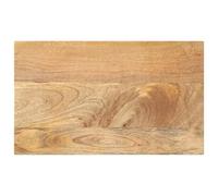 Roanoer - Bandeja de mesa, 50 x 30 cm, madera de mango maciza, tablero de escritura, jardín, mesa de café, rústico, moderno, robusto, oficina en casa, balcón, cocina