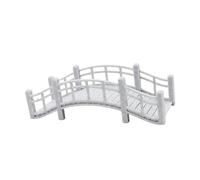 RoaQinFo 1:12 Mini Puente Arco Estatua Artística Multifuncional Decoración de Jardín Juguete de Juego para Niños Accesorio Fotográfico Rocalla Césped Exterior, 6 X 2.2 X 1.8 Cm