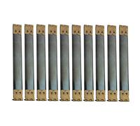 RoaQinFo 10 Piezas de Broches de Metal para Boca de Metralla, 12x1.4 cm de Bronce