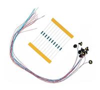RoaQinFo 10 Piezas de Farolas a Escala HO 1/87, Farolas Miniatura para Trenes, Farolas de Jardín para Aficionados, Bricolaje, Negro