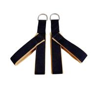 RoaQinFo 2 Piezas de Correas de Pilates, Bandas de Resistencia para Ejercicios, Asa de Tracción, Algodón, Acero Inoxidable, Adecuadas para Gimnasio en Casa, Fi, Caqui