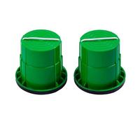 RoaQinFo 2 Zancos para Caminar, Zancos de Equilibrio Antideslizantes, Cubos de Equilibrio, Juguetes para Niños, Zancos con Forma de Cubo para Interiores, Verde