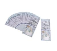 RoaQinFo 20 Piezas Billete Falso de Estados Prop Dinero de Juego Efectivo de Fantasía para Ilusionismo Apto para Cine Televisión Espectáculos de, 100pcs Segundo