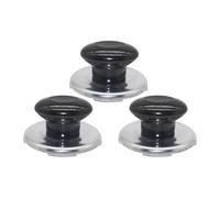 RoaQinFo 3x Hervidor Eléctrico con Silbato, Tapa, Pomos, Asas de Repuesto, Pomos para Tapa de Tetera, Accesorios para Teteras Eléctricas, Negro, tal como se describe