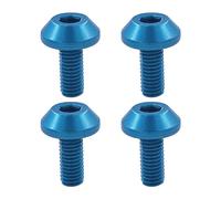 RoaQinFo 4 Piezas de Tornillos para Portabotellas, Tornillos para Soporte de Hervidor, Tornillos para Asa, Tornillos Elevadores, Piezas de Fijación, Azul