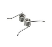 RoaQinFo 4 Piezas Resorte de Torsión para Mopa Mariposa Repuestos de Acero Accesorios de Reparación para Limpiar Piso en Cubeta con Lateral Adecuado, 2 piezas