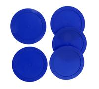 RoaQinFo 5 Piezas Disco Accesorio Air Hockey Equipo Mesa Reemplazo PP Material Adecuado para Actividades Recreativas Salas de Juegos, Azul