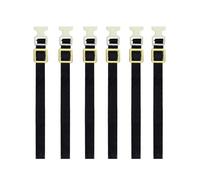 RoaQinFo 6 Correas Elásticas para Portaequipajes de Techo, Accesorios para Camiones RC TRX6 a Escala 1/8 Y 1/10, Amarillo