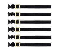 RoaQinFo 6 Correas Elásticas para Portaequipajes de Techo, Accesorios para Camiones RC TRX6 a Escala 1/8 Y 1/10, Negro