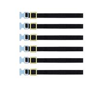 RoaQinFo 6 Correas Elásticas para Portaequipajes de Techo, Accesorios para Camiones RC TRX6 a Escala 1/8 Y 1/10, Azul