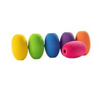 RoaQinFo 6 Piezas de Agarres para Lápices para Niños, Mochila Pequeña, Sujetalápices de Esponja para Estudiantes, Escuela, Jardín de Infantes