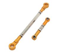 RoaQinFo Accesorios Ajustables de Varillaje de Dirección de Metal para Coches RC 1:10 ZP1003 ZP1002, Oro