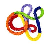 RoaQinFo Banda Elástica Cooperativa para Ejercicios Grupales Integración Física Dinámica de Movimiento Juegos Sensoriales Confeccionada Flexible