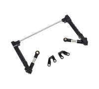 RoaQinFo Barra Estabilizadora Metálica para Coche RC, Componente para Actualización de Vehículo Crawler 1/10, Negro