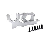 RoaQinFo Base de Motor de Metal para Coche RC, Pieza de Repuesto para Coche RC, Alto Rendimiento, Fácil de Instalar, Montaje de Motor para 1/10 104001 104072, Plata