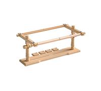 RoaQinFo Bastidor de Madera para Acolchado, Soporte para Y Coser, Bastidor Giratorio para, Pinza para Manualidades, Costura Y Bordado.