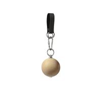 RoaQinFo Bola de Tracción para Antebrazos, Bola de Escalada, Material Antideslizante de Madera, Correa para Colgar, Adecuada para, Diámetro 10 Cm 1 Pieza