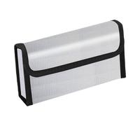 RoaQinFo Bolsa Ignífuga a Prueba de Explosiones, Pequeña Bolsa de Almacenamiento, Bolsa Protectora para Almacenamiento de Baterías, Organizador Resistente Al C, Style B