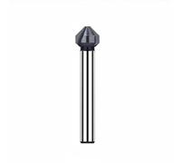 RoaQinFo Broca Industrial de Desbarbado Broca de Chaflán Herramienta de Avellanado Broca de Corte Fabricada en Acero HSS-HSS con Diseño de Flauta Simple Eficaz, 6.3mm