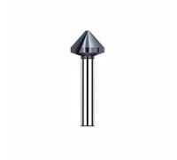 RoaQinFo Broca Industrial de Desbarbado Broca de Chaflán Herramienta de Avellanado Broca de Corte Fabricada en Acero HSS-HSS con Diseño de Flauta Simple Eficaz, 20.5mm