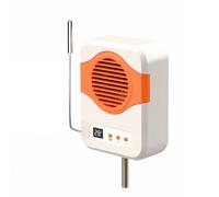 RoaQinFo Calentador Terrario con Termostato Digital y Sonda Metálica Antiroedores para Reptiles Adultos Acuado para Jaulas Geckos y Espacios Mascotas Pequeñas con Flujo Regulable.