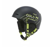 RoaQinFo Casco de Esquí para Niños con Protector Integrado Absorbente Forro Removible Que Retiene el Ranuras de Aire Incorporadas y Dial Ajustable Adecuado, Oso Amarillo Verdoso