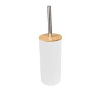 RoaQinFo Cepillo Limpiador de Inodoro, Artículos de Baño, Suministros de Limpieza, Gadgets de Baño, Accesorio de Baño Compacto Y Antigoteo, Juego de C, Blanco, tal como se describe