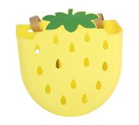 RoaQinFo Cesta Delantera para Infantil, Soporte Portátil para Objetos Pequeños con Correas, Amarillo