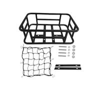 RoaQinFo Cesta para Bicicleta, Portaequipajes Trasero, Cesta de Hierro, Soporte para Bicicleta, Bolsa de Transporte, Cesta Universal, Desmontable para Viajes, Estilo F