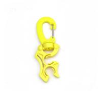 RoaQinFo Clip para de Buceo Soporte Doble para Latiguillos Compatibilidad Universal 10mm 6mm Gancho Rotatorio 360 Nylon Resistente a la Corrosión Adecuado para, Amarillo, 10-10mm