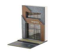 RoaQinFo Conjunto de Maquetas de Calles con Iluminación para Exhibición Y Almacenamiento de Coches a Escala, casa de te