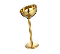 RoaQinFo Cubitera de Pie, Cubitera para Vino con Soporte, Contenedor de Cubitos de Hielo de Acero Inoxidable, Cubitera para Champán para Clubes Y Restaurantes, oro, tal como se describe