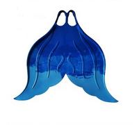 RoaQinFo de Sirena Monofin para Adultos s de Goma Especializadas en Actividades Acuáticas Accesorio Ergonómico Ligero Adecuada para Entrenamiento en Playa , Azul fantasía , S
