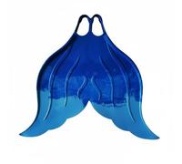 RoaQinFo de Sirena Monofin para Adultos s de Goma Especializadas en Actividades Acuáticas Accesorio Ergonómico Ligero Adecuada para Entrenamiento en Playa, Azul Fantasía, L