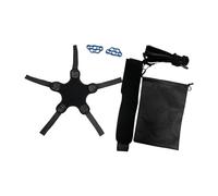 RoaQinFo Equipo de Entrenamiento de Fútbol, cinturón Ajustable para Controlar Las Habilidades de Mejorar Las Técnicas de Fútbol, Conjunto Negro