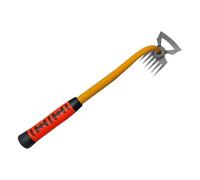 RoaQinFo Extractor de, Removedor de Manual, de Jardín, Aflojador, Herramienta para Desherbar, Acero Al Manganeso, Mango Ergonómic, 6 Diente