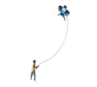 RoaQinFo Figura en Miniatura a Escala 1:64 de Una Cometa Volando. Modelo Coleccionable para Aficionados Y Coleccionistas. Accesorios de Resina, Chico