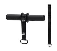 RoaQinFo Fortalecedor de Antebrazo, Rodillo para Muñeca, Ejercitador de Brazos, Fuerza de Agarre con Correa de Extensión para Desarrollar Músculo, Equipo de en, Negro