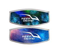 RoaQinFo Funda para Correa de Buceo Envoltura de Correa para Máscara Tira Protectora para Cabello Largo Material Cómodo Adecuada para Buceo Natación Surf, Cielo Estrellado Cielo