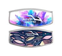 RoaQinFo Funda para Correa de Buceo Envoltura de Correa para Máscara Tira Protectora para Cabello Largo Material Cómodo Adecuada para Buceo Natación Surf, Rosa púrpura