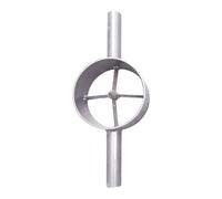RoaQinFo Herramienta Manual para Partir Bambú, Divisor de Tubos de Bambú, Máquina para Partir, Herramienta de Corte Fabricada en Acero Al Manganeso para Un Cor, Plata 4 Cortes