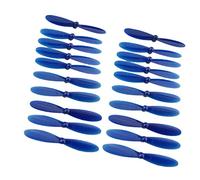 RoaQinFo Juego de 20 Rotores de 6 Colores, Repuestos para Cuadricóptero RC H1077C+ Y H107D+, Azul
