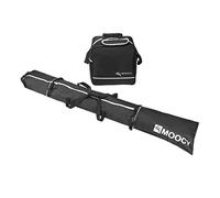 RoaQinFo Juego de Bolsas Impermeables para Esquís Y Otros Equipos de Esquí. Bolsas Negras para Guardar Botas de Esquí.